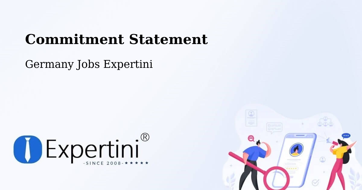 Commitment Statement - Germany Jobs Expertini