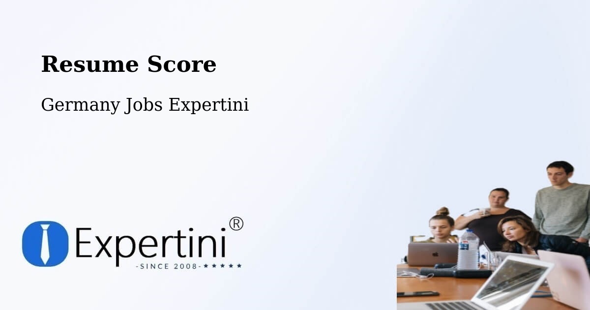 Resume Score & Job Description Match Tool – Körner - Germany Jobs Expertini